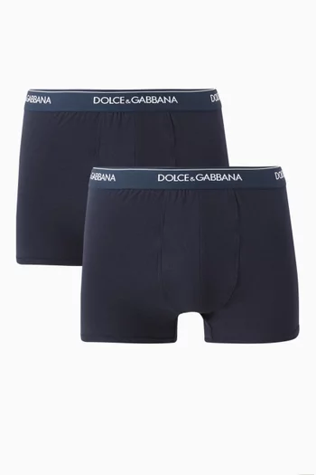 Regular-fit Boxers in Stretch Jersey, Set of 2