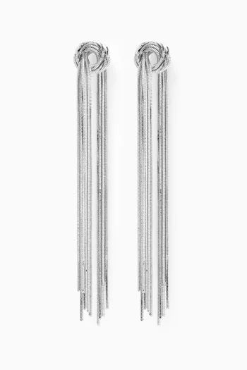 Clara Tassel Earrings in Metal