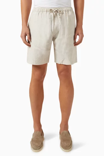 Capri Shorts in Linen