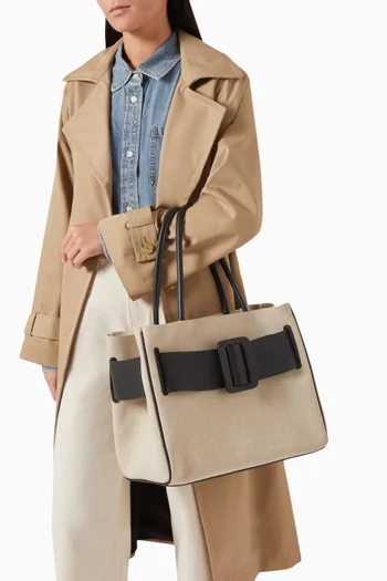 Large Soft Bobby Tote Bag in Canvas