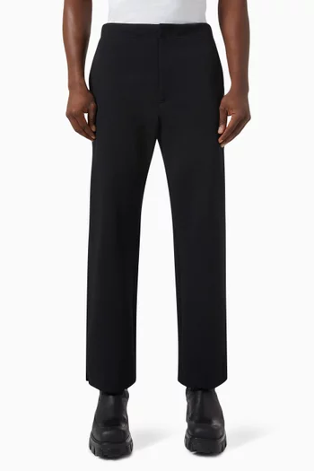 Essential Logo Ponte Pants in Stretch Recycled Cotton Blend