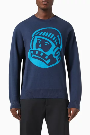Astro Sweatshirt in Cotton-wool Blend Knit