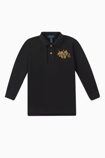 Polo Players Polo Shirt in Cotton Knit