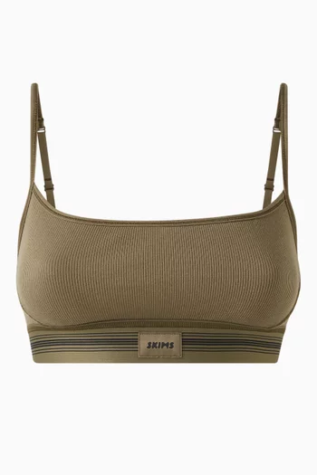 Scoop Bralette in Cotton-rib