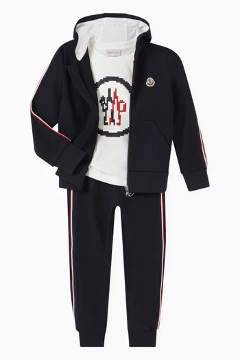 تي شيرت بطبعة شعار الماركة قطن جيرسيه