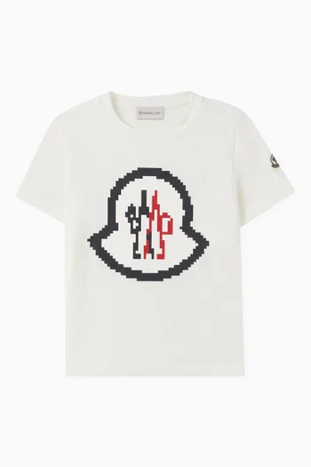 Graphic Logo T-shirt in Cotton Jersey