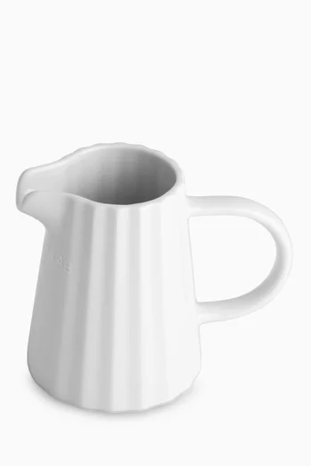 Ridged Creamer in Fine Bone China