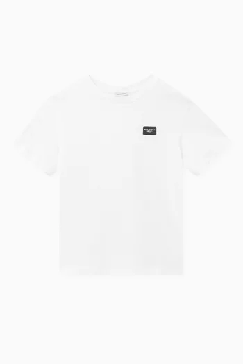 Logo-patch T-shirt in Cotton-jersey