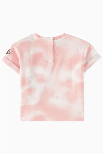Tie-dye T-shirt in Cotton Jersey