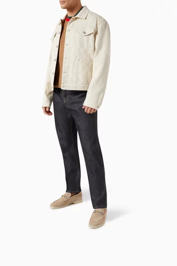 Horsebit Loafers in Suede