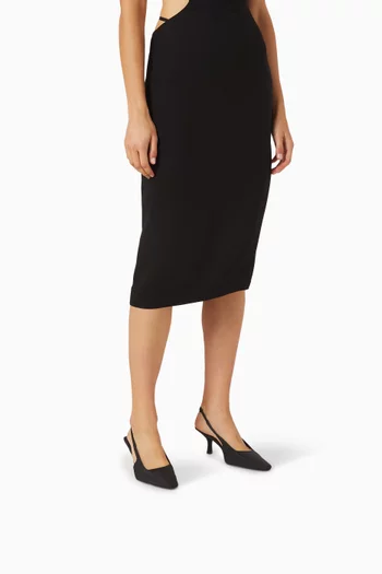 Paris 70 Slingback Pumps in Satin