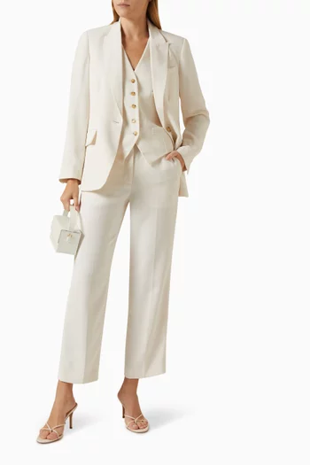 Classic Lady Cropped Pants in Gabardine