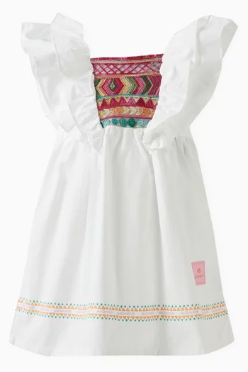Frill Dress in Cotton