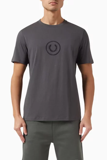Circle Branding T-Shirt in Cotton