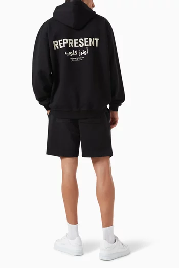 كنزة بغطاء رأس بشعار أونرز كلوب جيرسيه بنسيج بارز