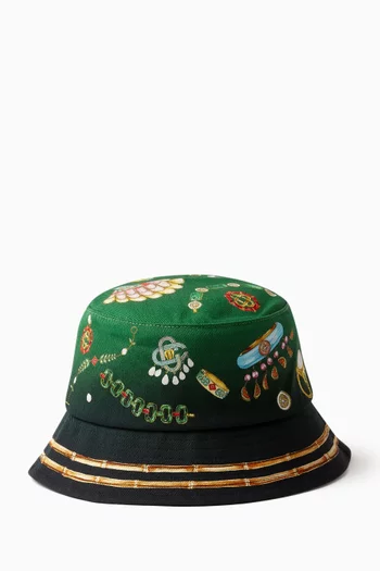 La Boite A Bijoux Bucket Hat in Denim