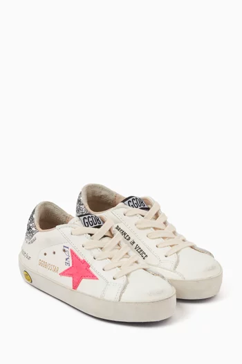 Super Star Journey-print Sneakers in Leather