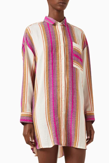 Mariam Striped Shirt in Cotton