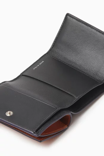 Tri-fold Wallet in Saffiano Leather