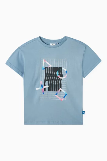 x PlayStation Graphic T-shirt in Cotton