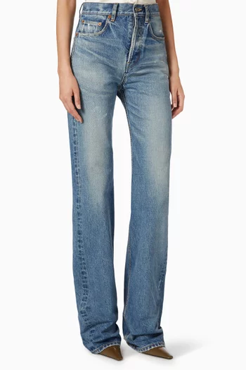 Charlotte Straight-leg Jeans in Denim
