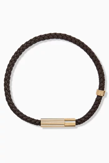 Braided Bracelet in Calfskin