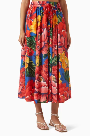 Winter Chita Maxi Skirt in Cotton