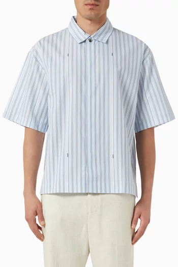La Chemise Striped Shirt in Cotton