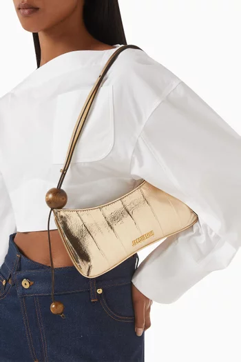 Le Bisou Perle Shoulder Bag in Leather