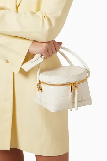 Le Vanito Top-handle Bag in Leather