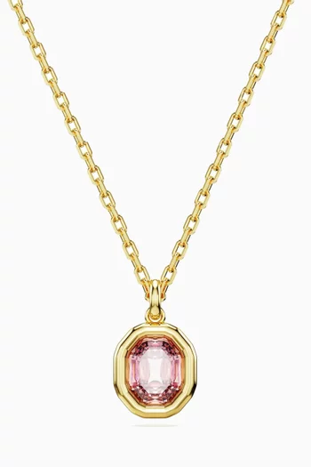 Imber Crystal Pendant Necklace in Gold-tone Metal