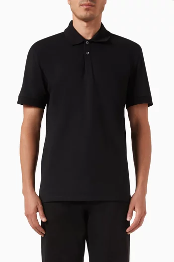 Polo Shirt in Cotton-piqué