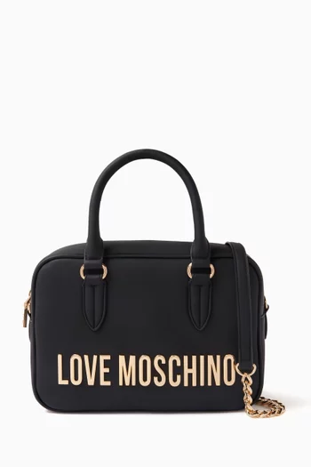 Bold Love Small Top Handle Bag in Faux Leather