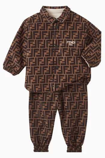 جاكيت بنمط قميص بوجهين نايلون وجيرسيه