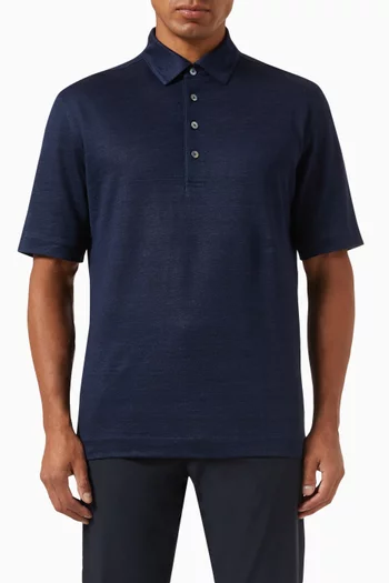 Polo Shirt in Linen