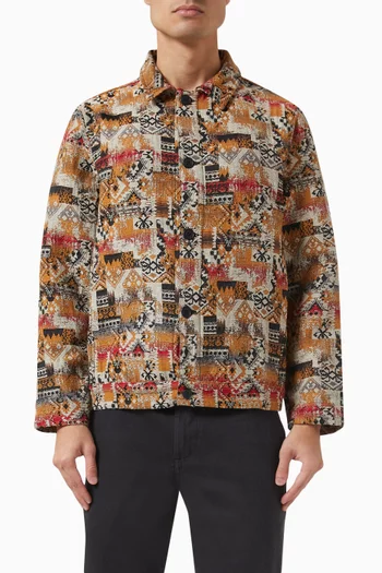 Iggy Jacquard Jacket in Cotton-blend