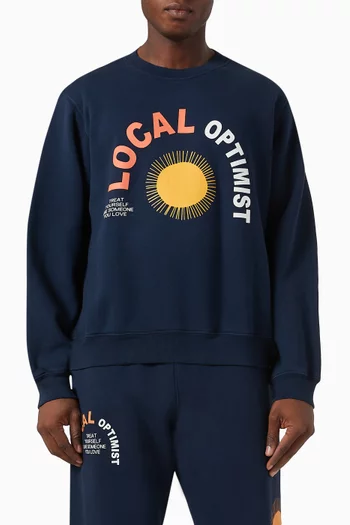 Local Optimist Sweatshirt in Cotton-fleece
