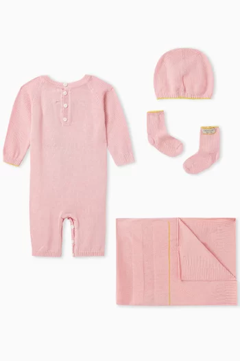 Alpaca Gift Set in Silk-cotton