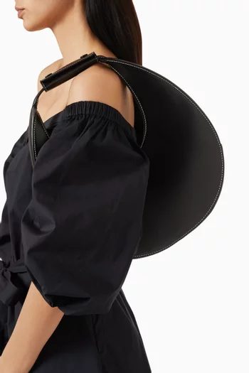Moon Small Tote Bag in Leather