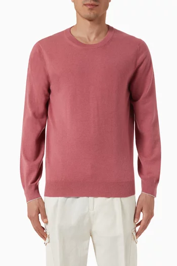 Long Sleeved Sweater in Cashmere