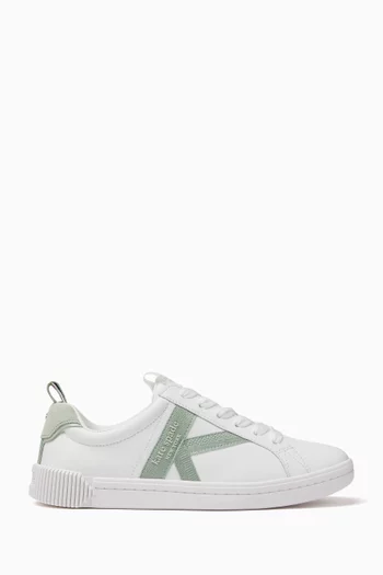 K as in Kate Court Sneakers in Leather
