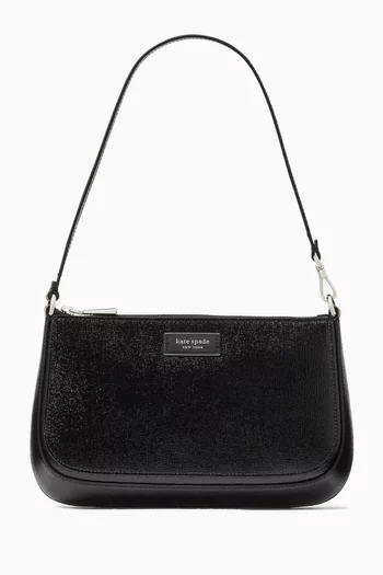 Mini Sam Icon Pouchette Bag in Saffiano Leather