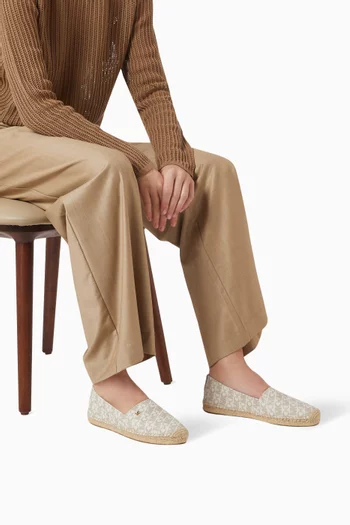 Kendrick Empire Espadrilles in Logo Canvas
