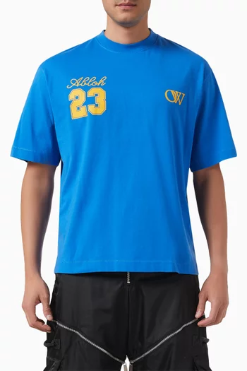 OW 23 Skate Logo Print T-Shirt in Cotton