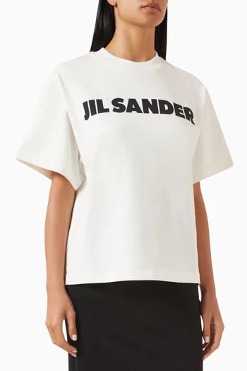 Logo T-shirt in Cotton Jersey