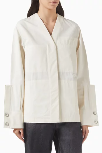 Relaxed Jacket in Cotton