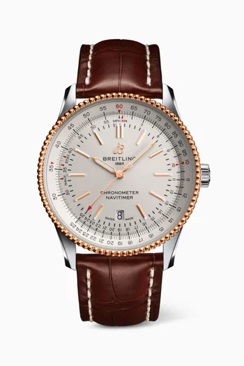 Navitimer Automatic 18kt Red Gold Watch, 41mm