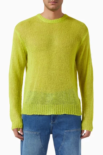 S Loose Knit Sweater in Cotton