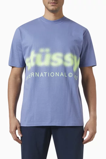Blurred Logo T-Shirt in Cotton
