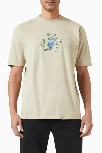 Galaxy Print T-Shirt in Cotton